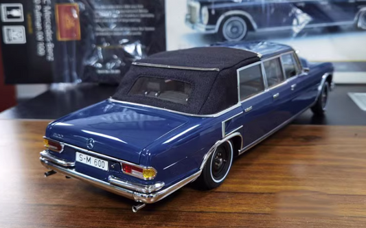 CMC Mercedes Benz 600 Pullman （W 100） blue 1:18car Pre-a Model