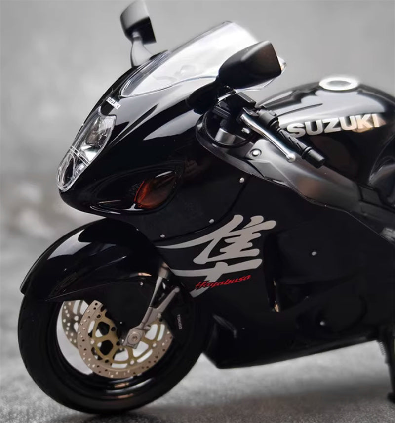 1:12 Suzuki GSX-1300R Hayabusa  Black  LCD MODELS  DIECAST motorcycle Model