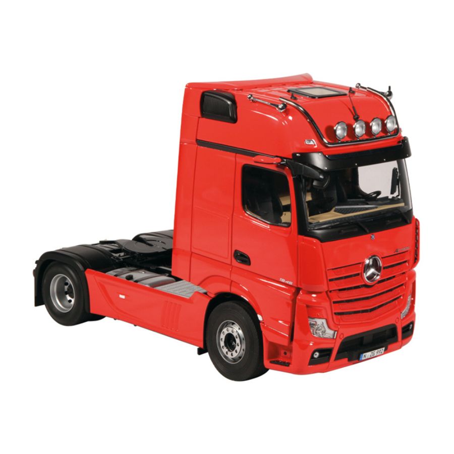 NZG Mercedes Benz Actros GigaSpace 4x2 Red 1/18 DIECAST Truck Lorry