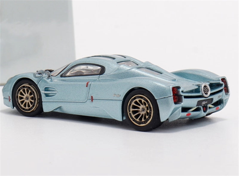 RHINO MODEL Pagani Utopia Ice Blue Supercar 1:64 car Pre-built Model view5