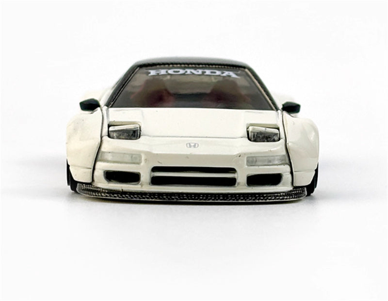 KaidoHouse x MiniGT Honda NSX NA1 Kaido WORKS V2 white VTEC 1:64 Car Pre-built Model view6