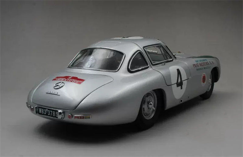 CMC Mercedes Benz 300SL W 194 Carrera Panamericana 1952 Silver #4 1/18 car Pre-a Model