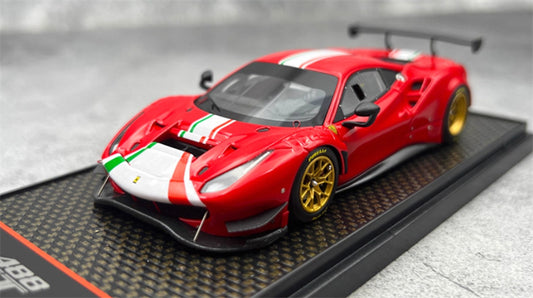 BBR MODELS Ferrari 488gt Modificata Rosso Corsa 322 red LTD 180PCS 1:43 Model view1