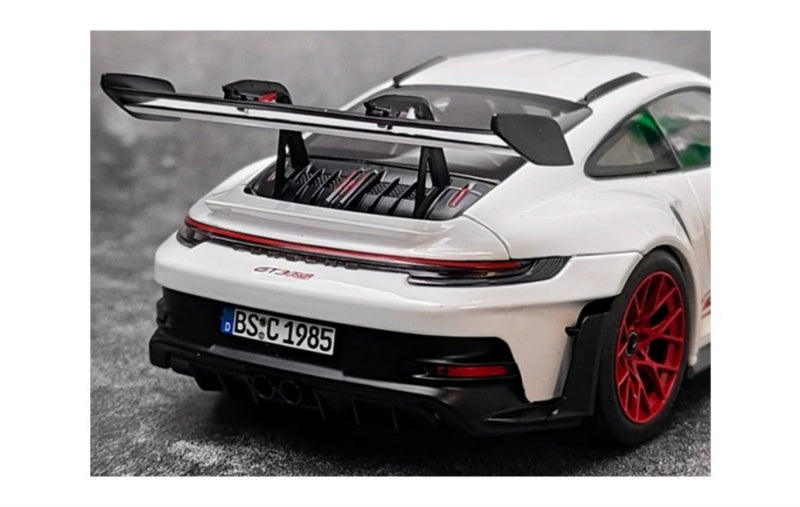 1:18 Porsche 911 992 GT3 RS  White -Red Wheel NOREV  DIECAST Model