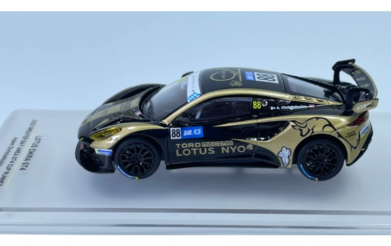 1:64 Lotus EMIRA GT4 2023 Yellow KiloWorks #88  DIECAST Model