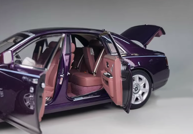 kyosho Rolls Royce RR ghost Nebula Purple 1:18car Pre-a Model