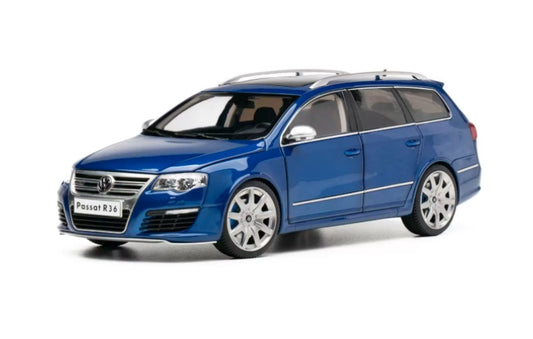 1:18 Volkswagen Passat Variant R36 NZG Limited Edition 199PCS ONLY Biscay Blue Diecast Model view1