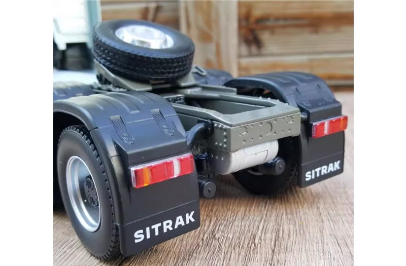 Sinotruk SITRAK 513 Blue Cube GXEV Tractor 1:24 Truck Pre-built Airliner Model Display view10