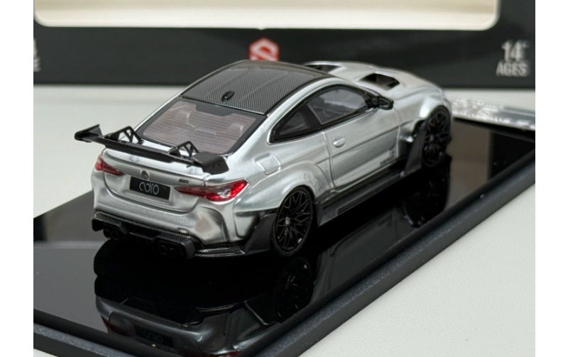 1:64 BMW M4 G82  Alexander Silver SW  Limited Edition 500PCS ONLY DIECAST Model
