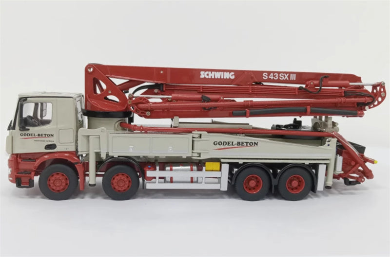 NZG SCHWING S43 SX III Pump Truck Lorry Godel Beton 1:50 DIECAST Truck Lorry