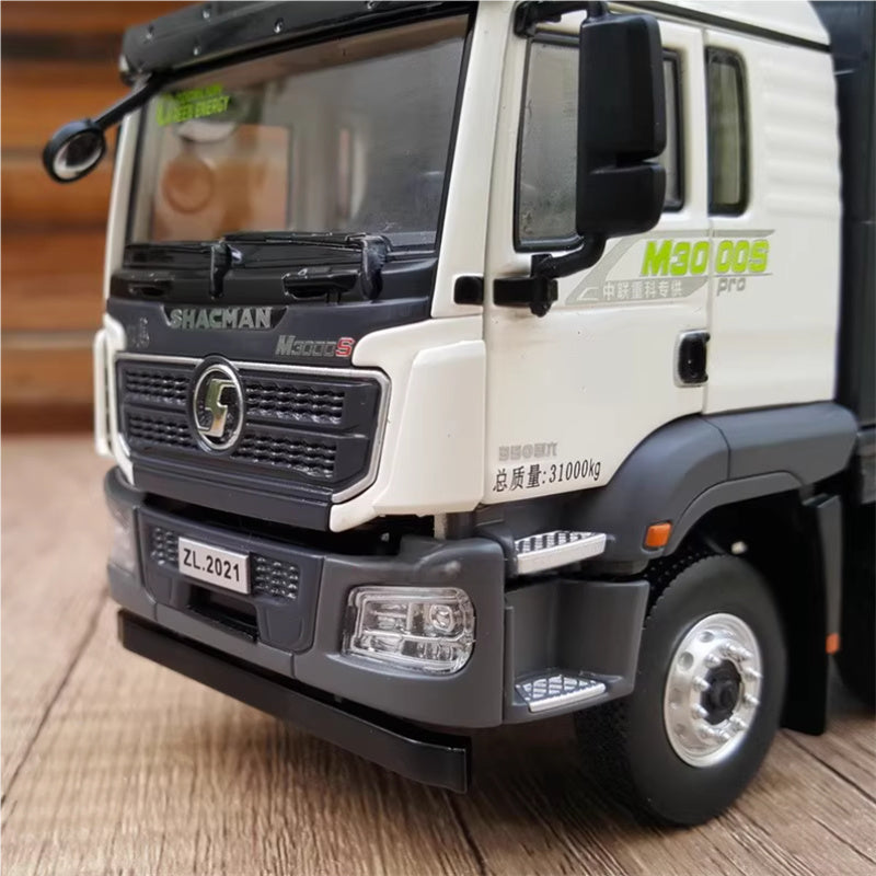 ZOOMLION New energy mixer truck （SHACMAN Delong M3000 chassis） 1:38 Truck Pre-built Model