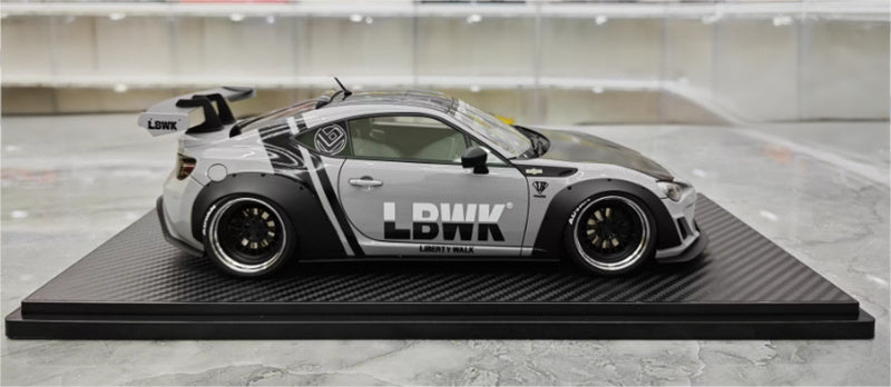 IGNITION MODEL Wide body Toyota 86 ver.1 lb gray black 1:18 Car Pre-built Model view6