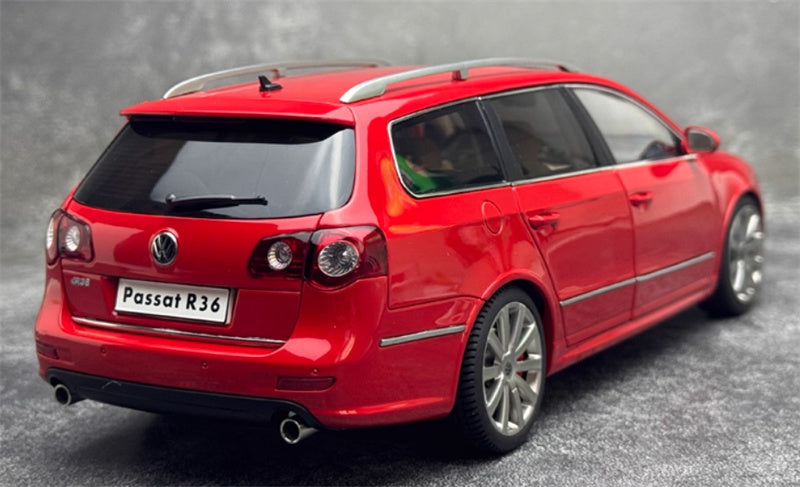 NZG Volkswagen VW Passat Estate R36 Classic ceramic jar Car Red with pedal Limited Edition 199PCS ONLY 1:18 Car Pre-built Model view4