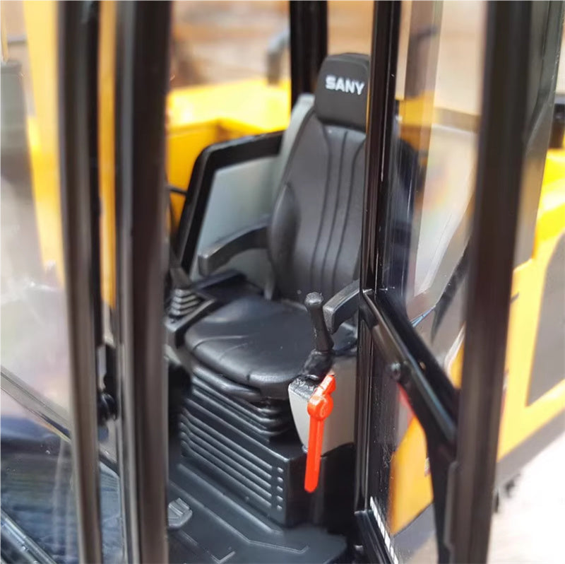 SANY SY75C New Excavator Engineering Yellow Limited Edition 1:25 Truck Pre-built Model