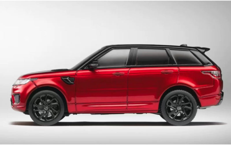 1:64 Land Rover Range Rover Sport 2018 Red Black Wheel Whelart   DIECAST Model