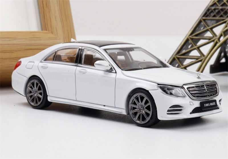 1:64 Mercedes Benz S500L W222 White Glory Model DIECAST Limited Edition 799pcs ONLY Model