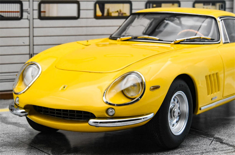 CMC Ferrari 275 GTB/C 1966 Classic sports car yellow 1:18car Pre-a Model