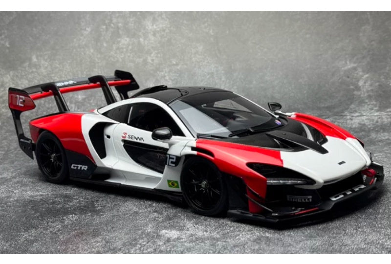 1:18 McLaren Senna GTR #12  red and white LCD MODELS   DIECAST Model