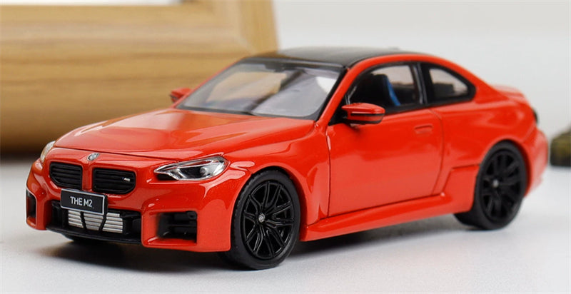 1:64 BMW M2 G87 Toronto Red Howie Model DIECAST Civil Car Model