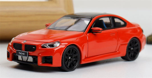 1:64 BMW M2 G87 Toronto Red Howie Model DIECAST Civil Car Model