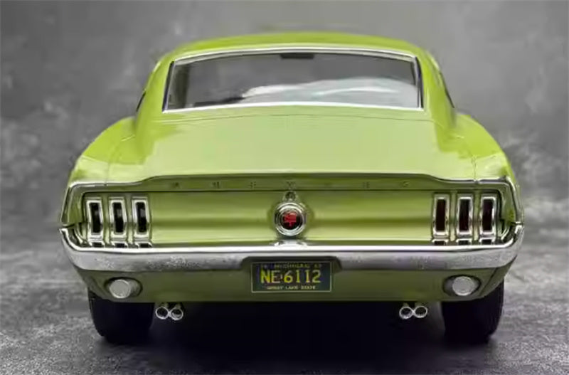 NOREV 1968 Ford Mustang Fastback GT light green 1:12 Car Pre-built Model view8