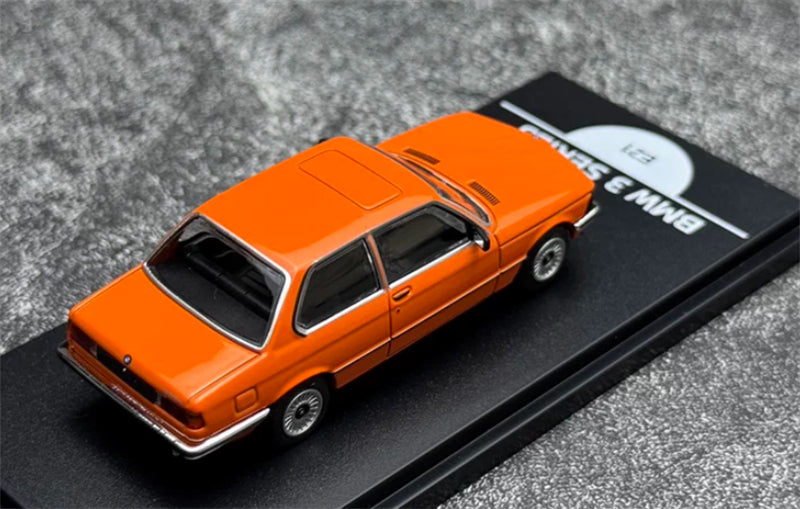 1:64 BMW 3 Series E21 orange Almost Real DIECAST Civil Car Model