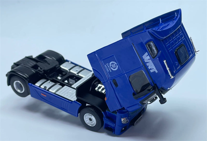1:64 Mercedes-Benz CUP#55 Blue MODERNART DIECAST Trailer & Tractor Model