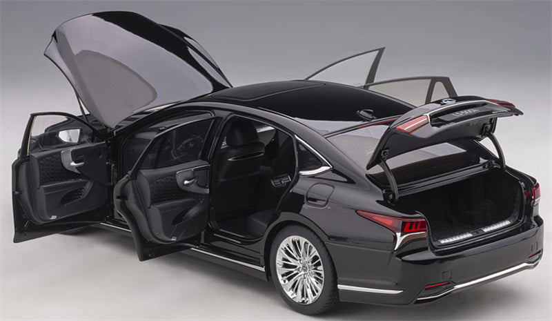 AUTOART LEXUS LS500H Fully open black 1:18 Car Pre-built Model view5