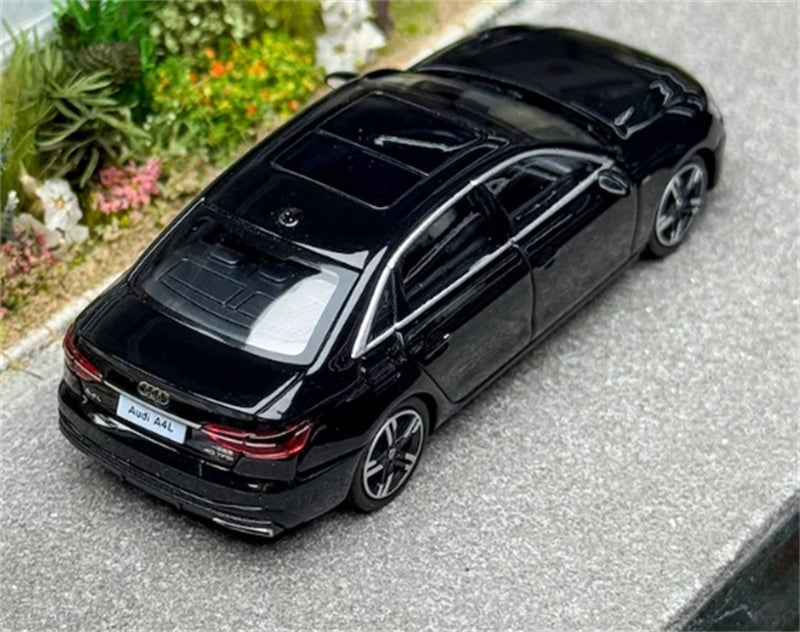 VAV AUDI A4L Black Sedan 1:64 Car Pre-built Model
