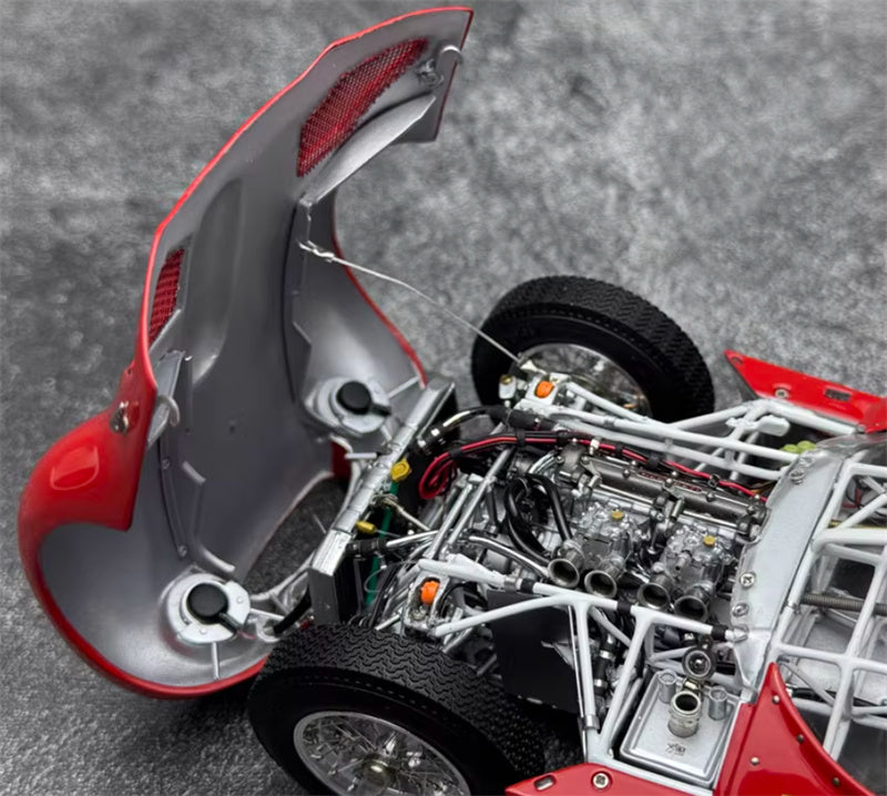 CMC Maserati Tipo 60 Birdcage 1960 Ex Nick red Fully open car Limited Edition 1000PCS ONLY 1:18 Car Pre-built Model view2