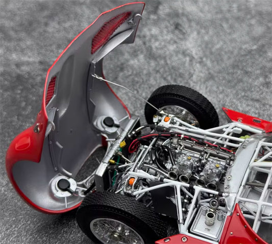 CMC Maserati Tipo 60 Birdcage 1960 Ex Nick red Fully open car Limited Edition 1000PCS ONLY 1:18 Car Pre-built Model view2