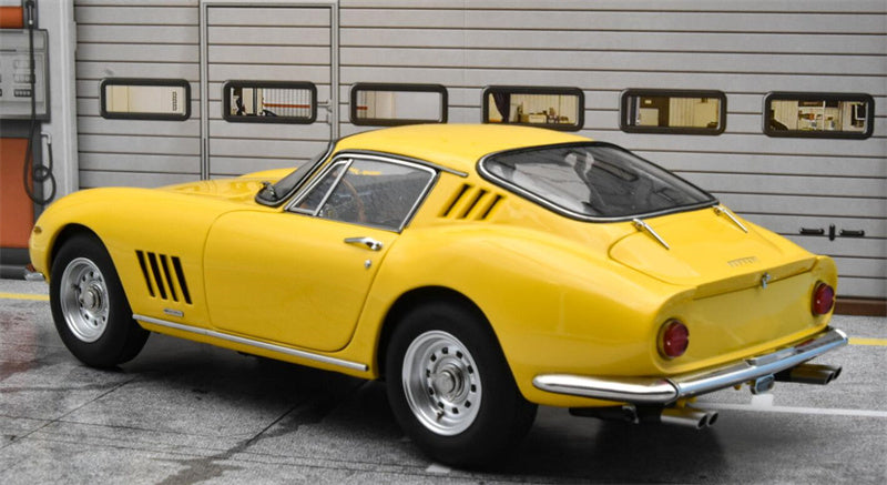 CMC Ferrari 275 GTB/C 1966 Classic sports car yellow 1:18car Pre-a Model