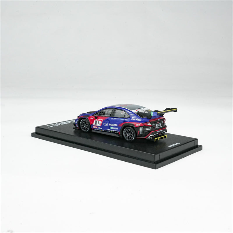 1:64 Subaru WRX STI NBR Challenge #114 2023 Blue KYOSHO Limited Edition 1008PCS ONLY DIECAST Model