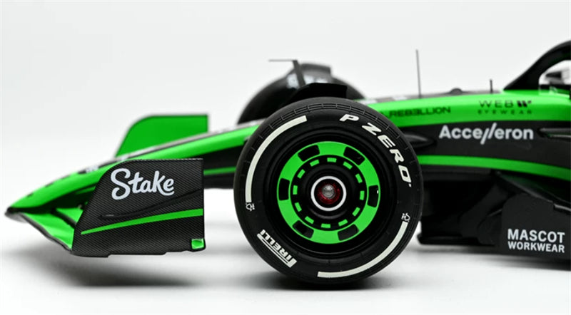 1:18 KICK  Sauber C44 #24 Zhou Guanyu China 2024 green MINICHAMPS  DIECAST Model
