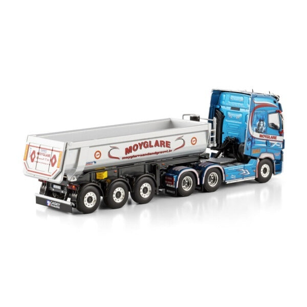 1:50 RENAULT MOYGLARE T HIGH 6X2 TAG PIPE TIPPER TRAILER 3 AXLE WSI   Diecast Model