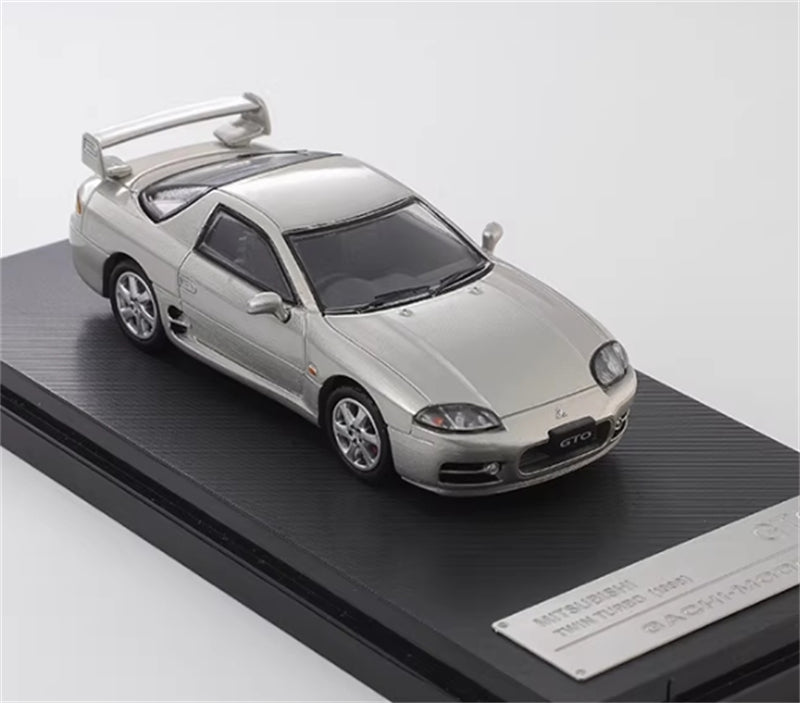 GAGHI MODELS Mitsubishi 3000GT GTO 1998 Silver 1:64 Car Pre-built Model