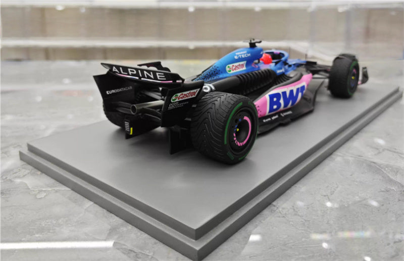 1:18 Alpine BWT A523 2023 Spark Monaco GP Resin Car Model view7