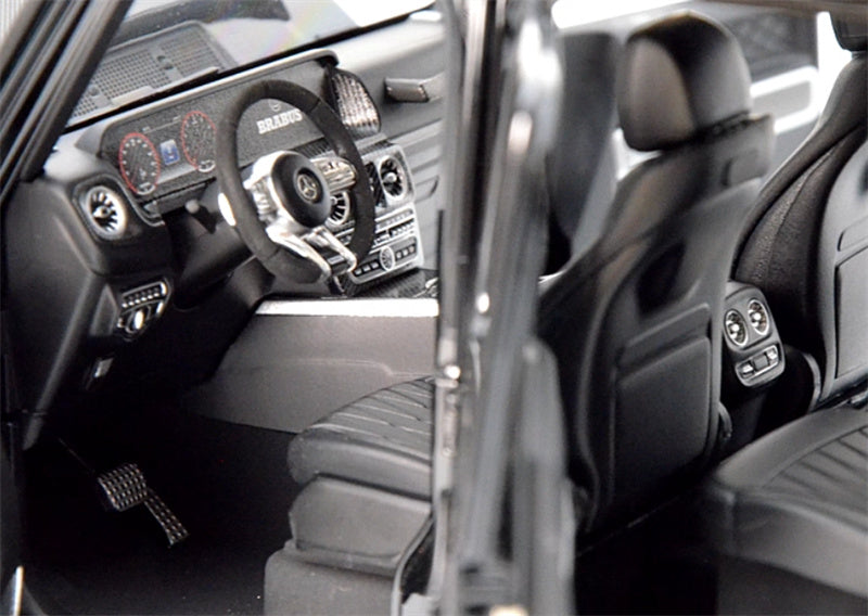 Almost Real Brabus Mercedes Benz G-Class AMG G63 4x4² SUV 2023 black Limited Edition 600PCS ONLY 1:18 Car Pre-built Model view3