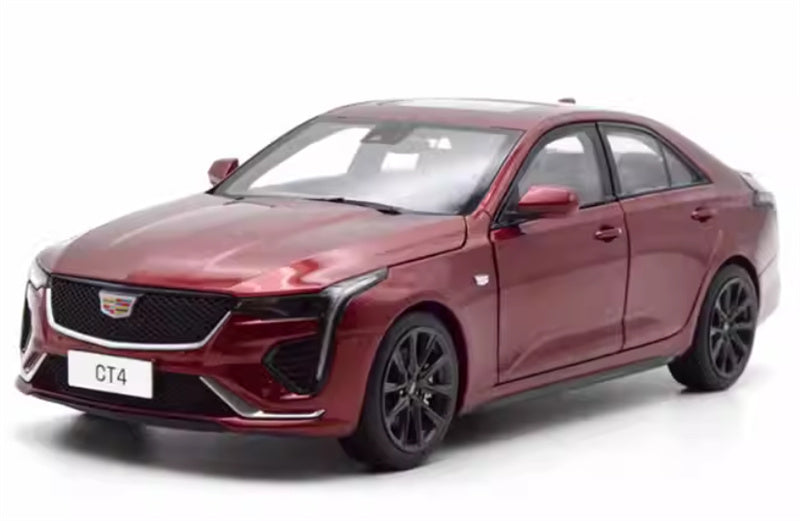 SAIC Cadillac CT4 2021 burgundy 1:18 Car Pre-built Model view1