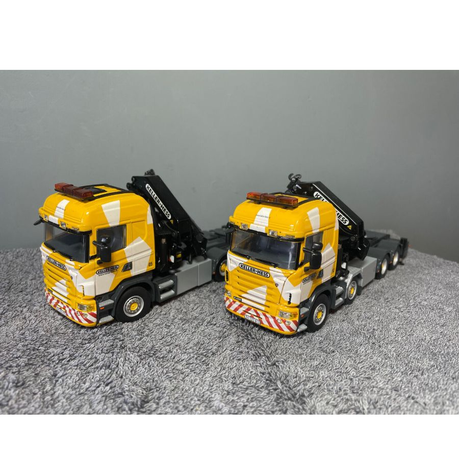 WSI SCANIA PALFINGER SET KELLER & HESS 1:50 DIECAST Truck Lorry