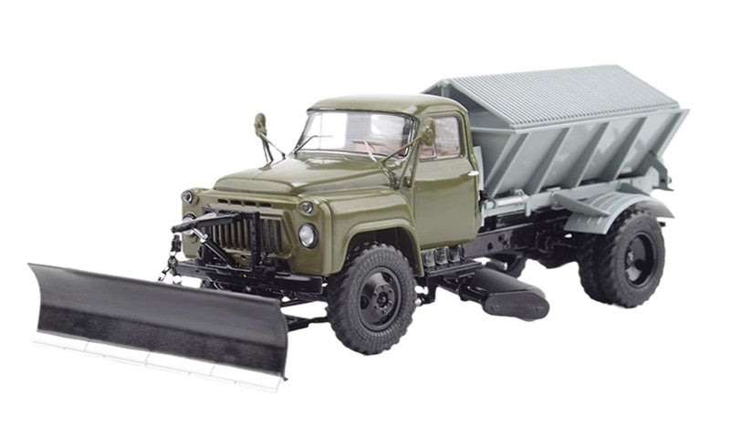 StartScaleModels Russia PR-53(52) Snowplow Sand Spreader 1/43 Truck Pre-built Model