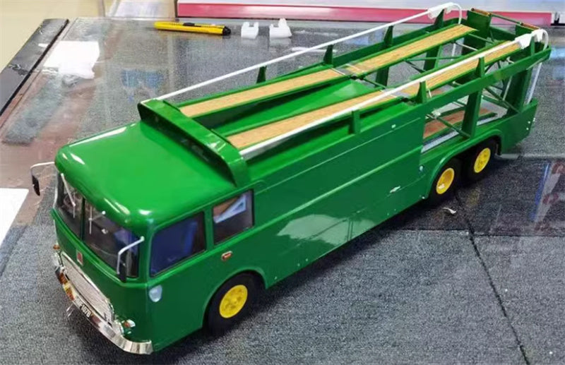 Norev Bartoletti 306/2 David Racing 1970 Transporter Green 1:18 DIECAST Truck Lorry