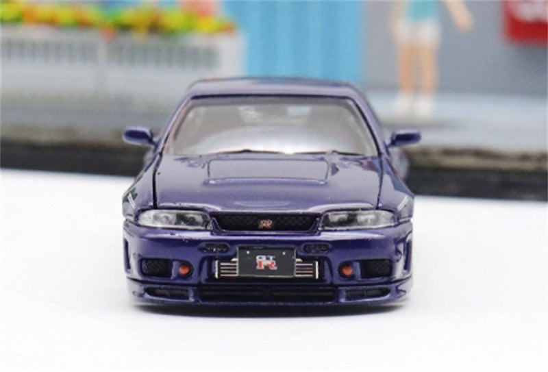 Focal Horizon Nissan Skyline GT-R R33 Nismo 400R Deep Blue Limited Edition 999PCS ONLY 1:64 Car Pre-built Model view7
