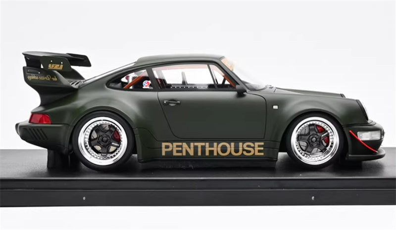 1:18 PORSCHE 911 964 RWB PENTHOUSE COUPE  Green  GT SPIRIT Limited Edition Resin Car Model