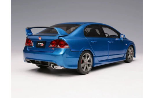 1:18 Honda Civic Type R FD2 Late Version MotorHelix Limited Edition 599PCS ONLY VIVID BLUE PEARL Diecast Model view2
