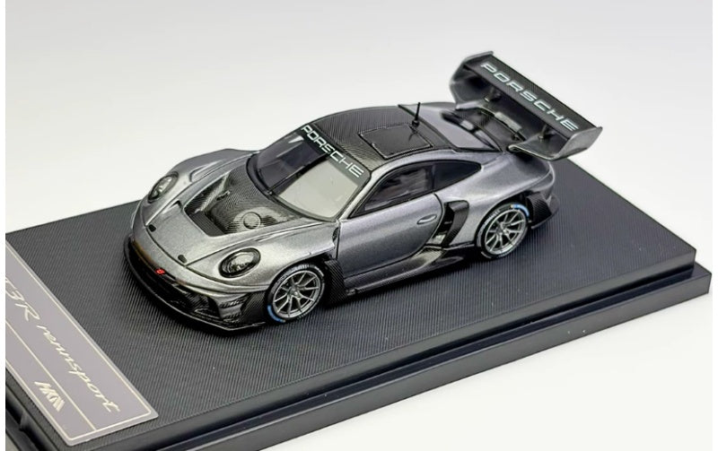 1:64 Porsche 911 992 GT3 R Rennsport  grey HKM  Limited Edition 999PCS ONLY DIECAST Model