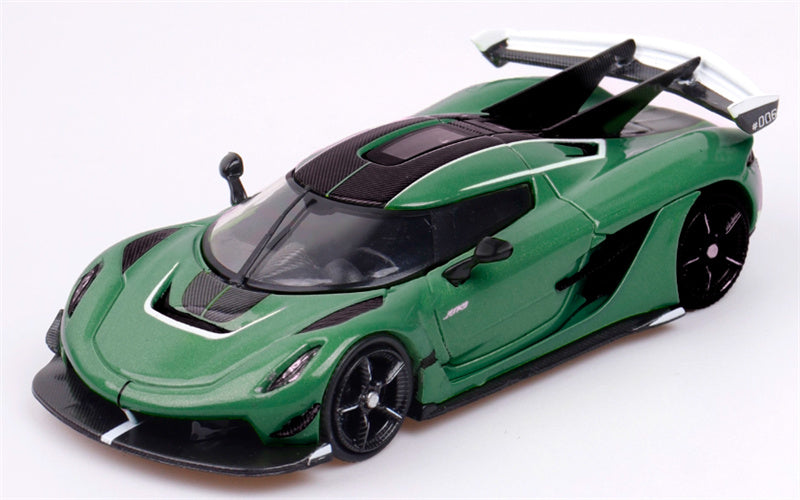 HKM & BSC Koenigsegg jesko supercar Green Limited Edition 1:64 Car Pre-built Model view4
