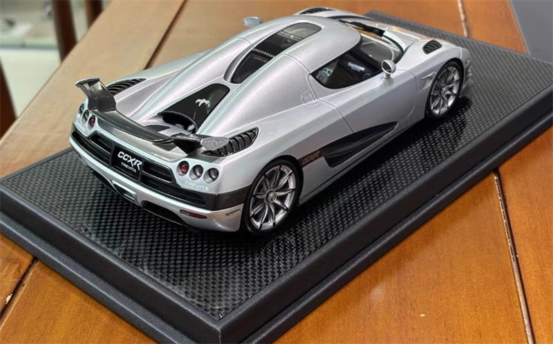 1:18 Koenigsegg CCXR 2010 silvery VMB Resin Car Model view4