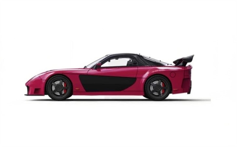 SUPDAR Mazda RX-7 Veilside Rose Red Limited Edition 999PCS ONLY 1:64 Car Pre-built Model view3