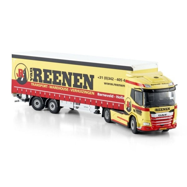 1:50 DAF VAN REENEN XD SH 4X2 BOX TRAILER 2 AXLE WSI   DIECAST Model